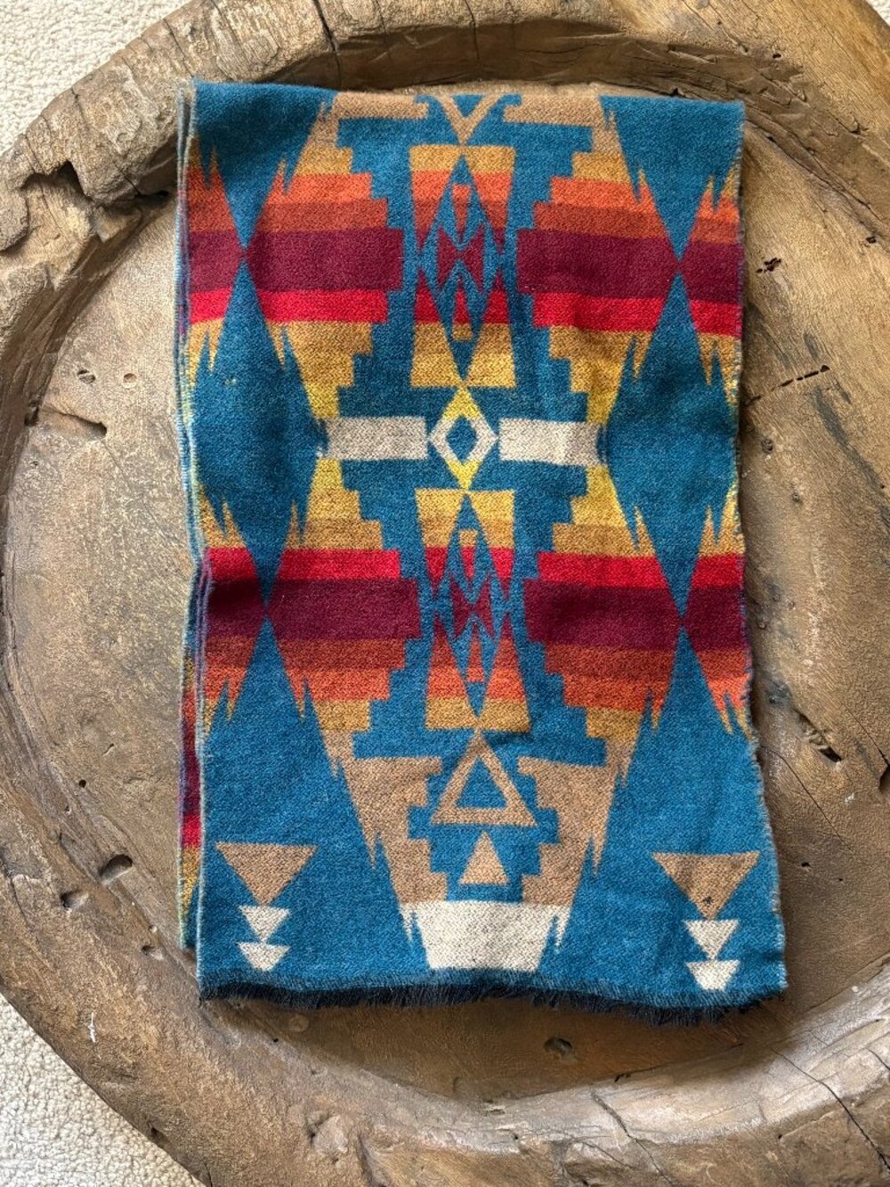 Pendleton Chief Joseph rectangular wool scarf DAMAGED [READ]